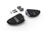 Ciro3D Highway Peg Mounts & Footrests Chrome / HD Standard Male Adaptor Twin Rail Footrests - For Harley Davidson®
